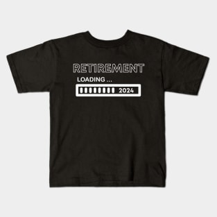 Retirement Loading 2024 Kids T-Shirt